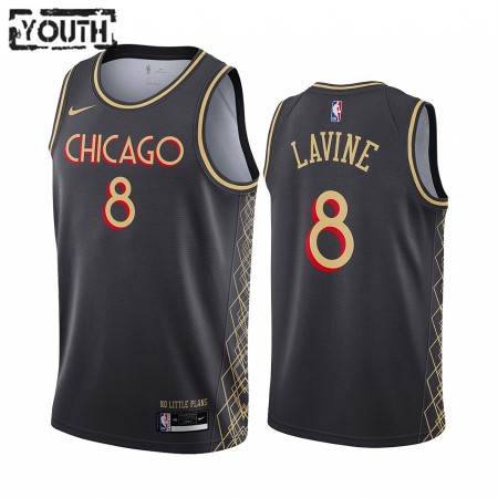 Maglia NBA Chicago Bulls Zach LaVine 8 2020-21 City Edition Swingman - Bambino